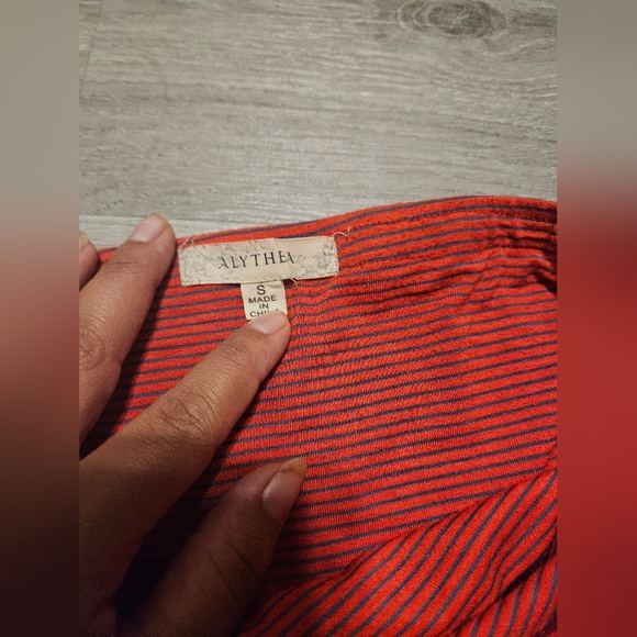 Alythea Blue And Red Womens Strapless Maxi Dress Size Small With Pockets - Picture 2 of 7